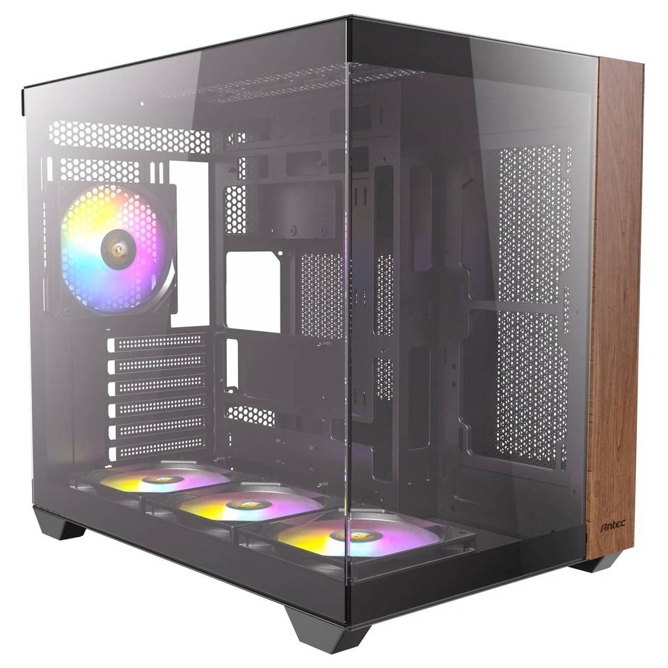 Antec CX800 Wood ARGB Case Midi Tower Vetro Temperato No-Power ATX/mATX/Mini-ITX
