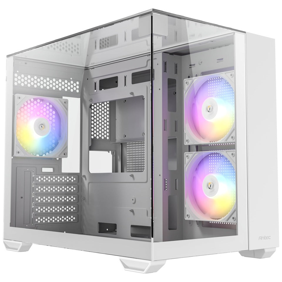 Antec CX600M Trio ARGB White Case Mini Tower Vetro Temperato No-Power Mini-ITX/mATX