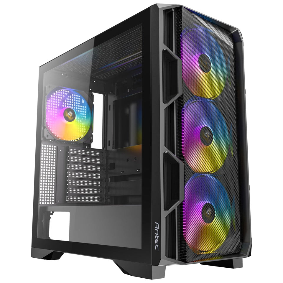 Antec AX1000 ARGB Case Midi Tower Vetro Temperato No-Power E-ATX/ATX/mATX/Mini-ITX