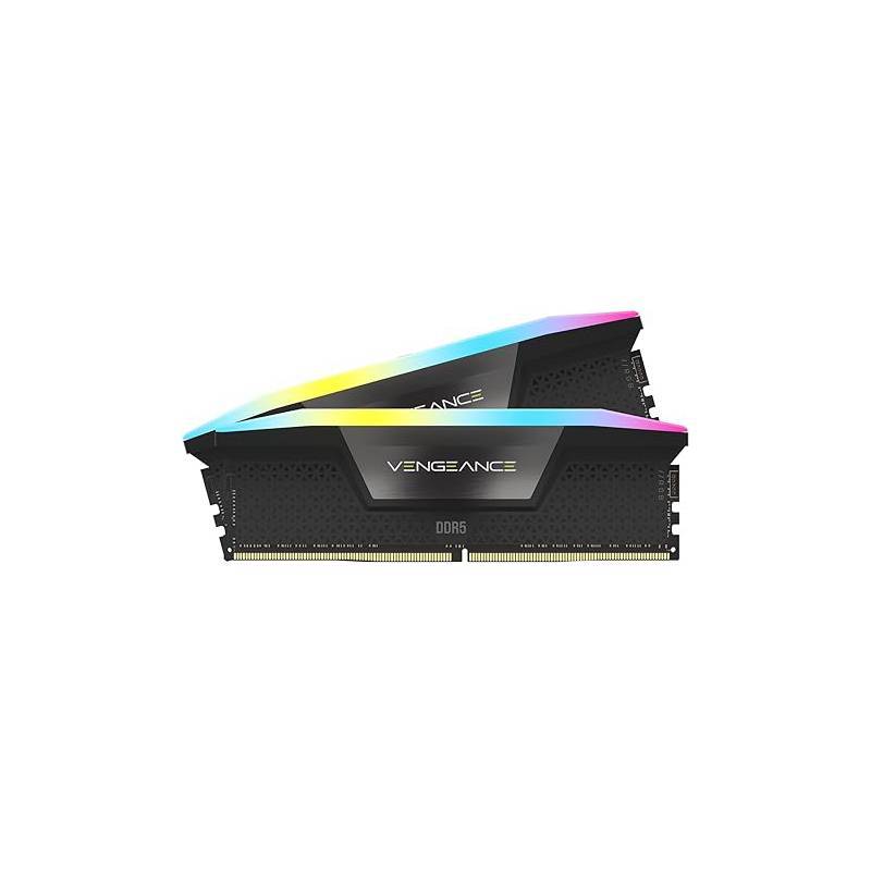 Corsair CMH32GX5M2B6000C38 Vengeance RGB 32GB Kit 2x16GB DDR5 6000MHz CL38 - Memorie RAM