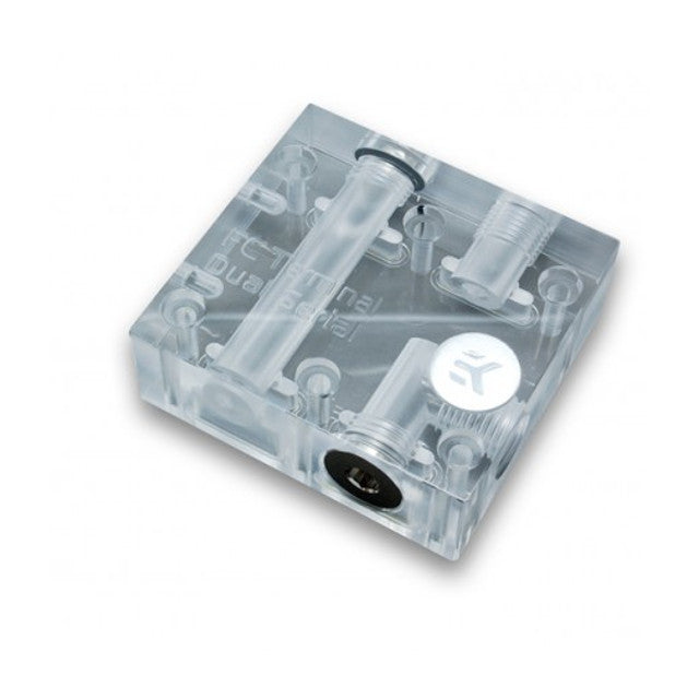 EKWB Water Blocks EK-FC Terminal DUAL Serial - Plexi