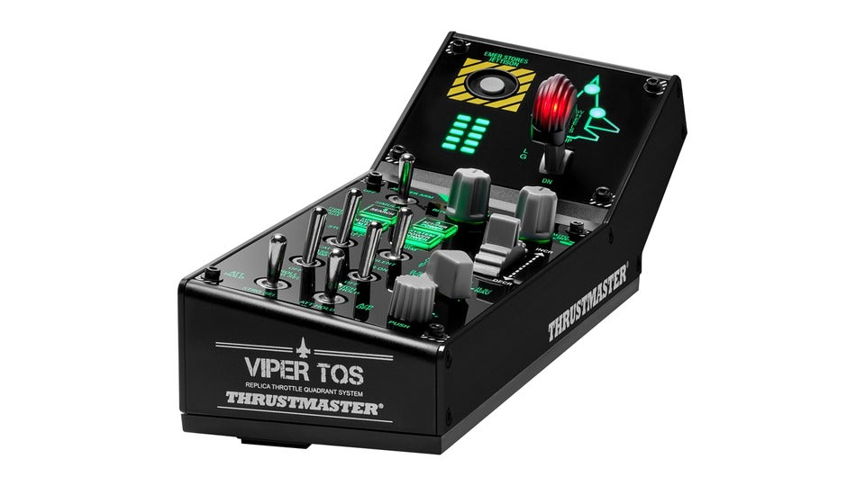 Thrustmaster VIPER Panel, Joystick + leva di controllo del motore, PC, Cablato, USB, Nero, Cavo