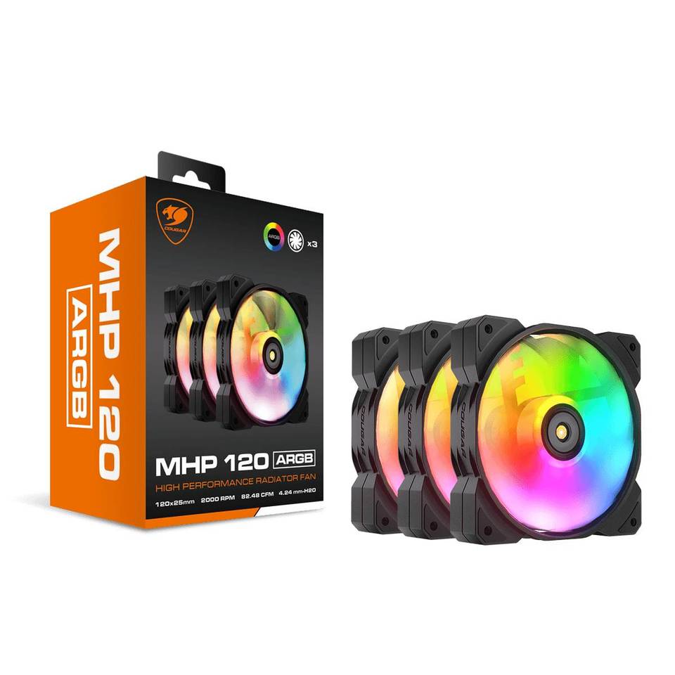 COUGAR MHP 120 ARGB Kit 3 Ventole 120mm PWM