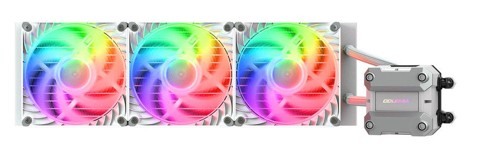 COUGAR CGR-PSDUTRGB-W-360 Raffreddatore Liquido AIO 360mm 12cm 500-2200 RPM Bianco