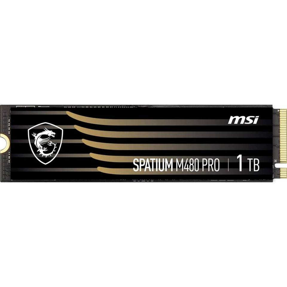 MSI SPATIUM M480 PRO SSD 1TB M.2 NVMe PCIe 4.0 7400/6000 MB/s