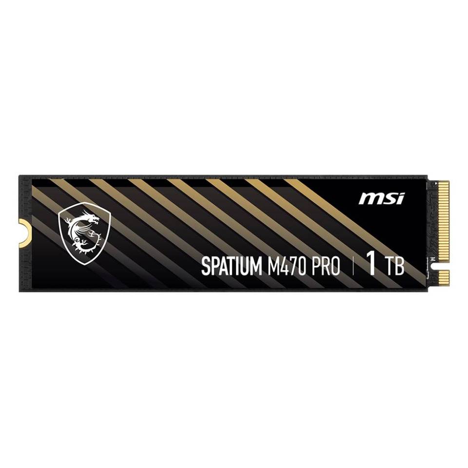 MSI Spatium M470 PRO SSD 1TB M.2 NVMe PCIe 4.0 6000/4500 MB/s