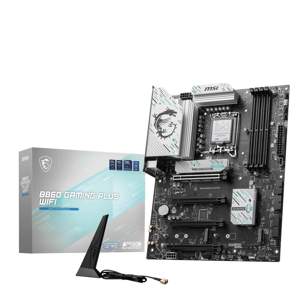 MSI B860 Gaming Plus Wi-Fi Intel B860 4*DDR5 3*M.2 4*SataIII sk1851 HDMI/DisplayPort ATX