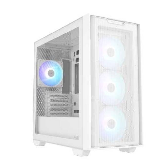 Asus A21 Plus TG ARGB White Mini Tower No-Power Vetro Temperato minITX/mATX