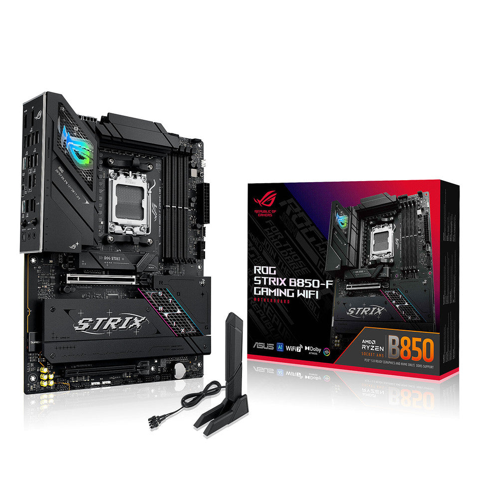 ASUS ROG STRIX B850-F Gaming Wi-Fi AMD B850 4*DDR5 4*M.2 2*SataIII AM5 HDMI/DisplayPort ATX