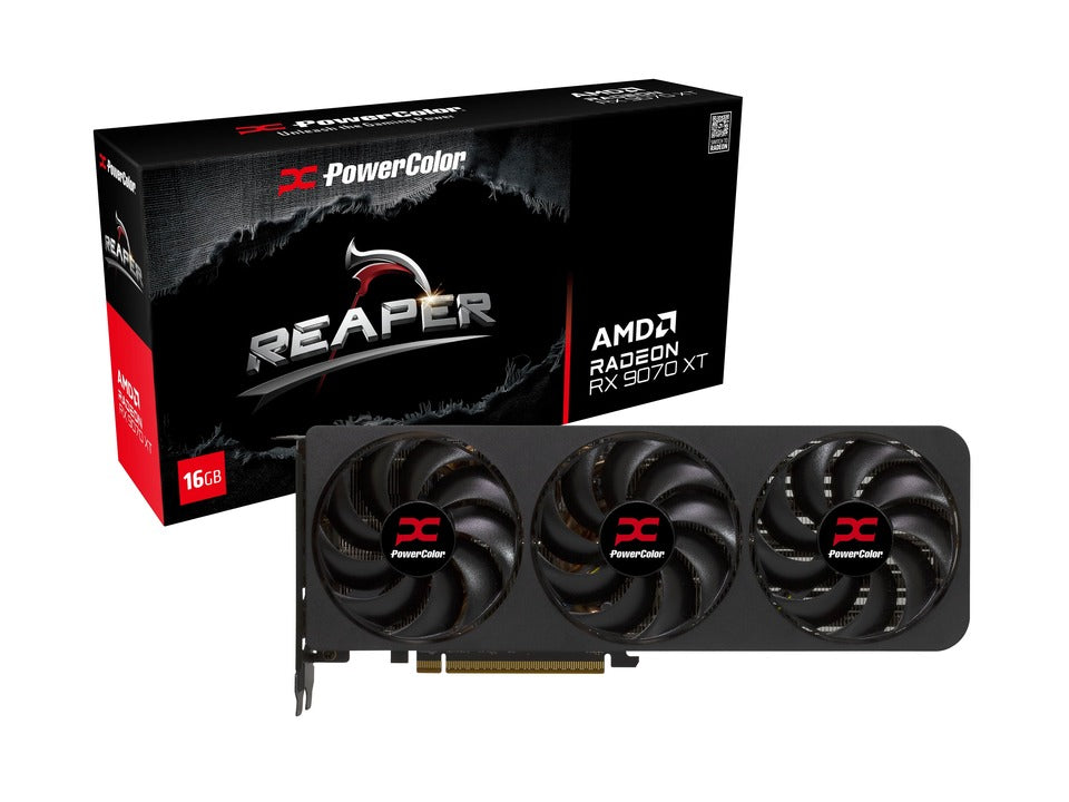 PowerColor Reaper Radeon RX 9070 XT 16GB GDDR6 HDMI/3*DisplayPort PCi Ex 5.0 16x