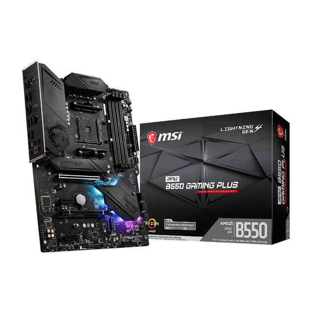 MSI MPG B550 Gaming Plus 4*DDR4 2*M.2 6*SataIII skAM4 HDMI/DP ATX
