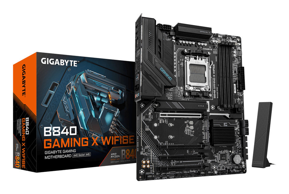 GIGABYTE B840 Gaming X WIFI6E AMD B840 4*DDR5 3*M.2 4*SataIII AM5 HDMI/DisplayPort ATX