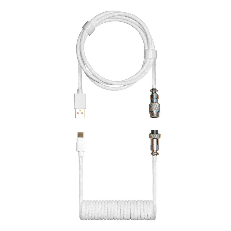 Cooler Master Coiled Keyboard Cable Snow White