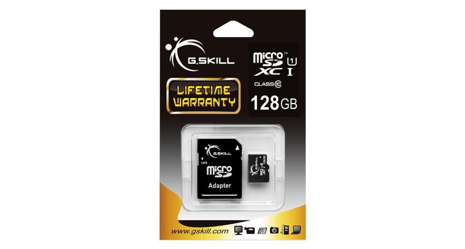 G.Skill micro SDXC C10 128GB con adattatore