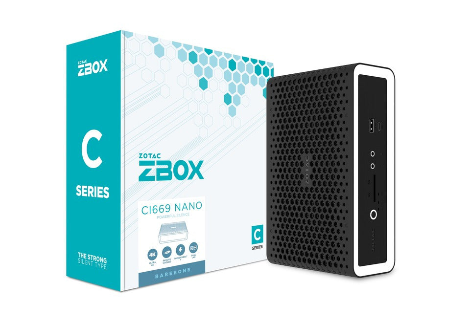 Zotac ZBOX CI629 Nano Barebone Intel Core i3-1315U Intel UHD Graphics Wi-Fi/BT No OS PC Barebone