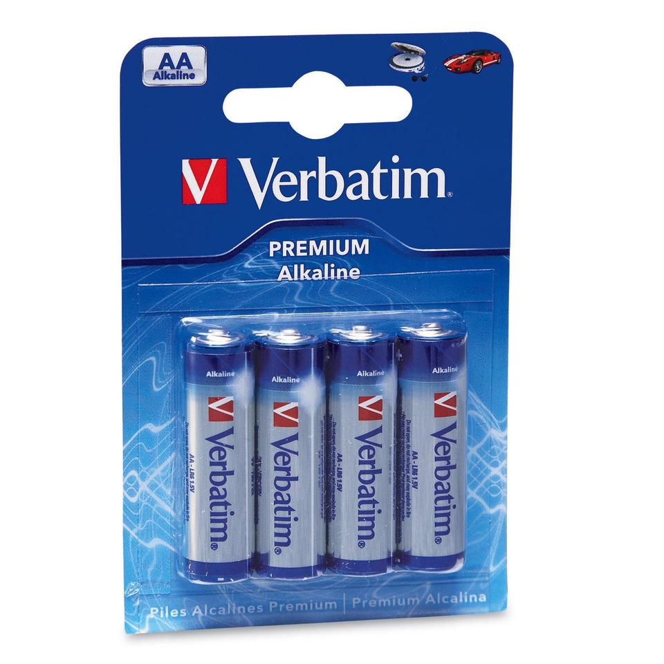 Verbatim batteria AA alkaline 4 pz