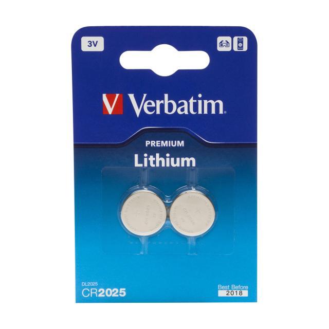 Verbatim Batteria 2 x cr2025 li