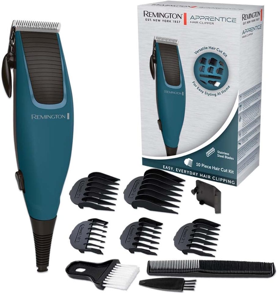 Remington HC5020 Apprentice Hair Clipper con 5 Pettini Turchese
