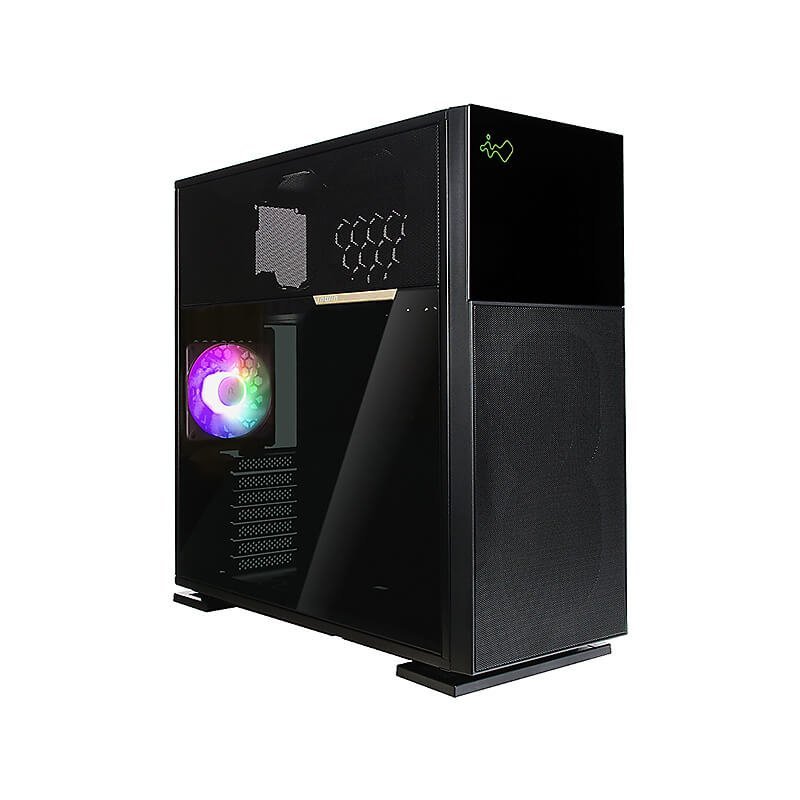 In Win 515 BLACK Middle Vetro Temperato No-Power mini ITX/microATX/ATX Nero