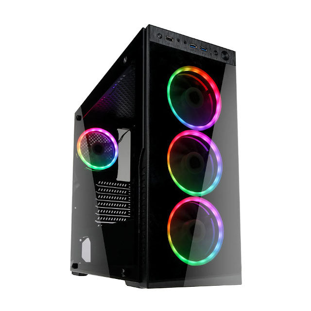 Kolink Horizon ARGB Middle Tower Vetro Temperato No-Power minITX/mATX/ATX