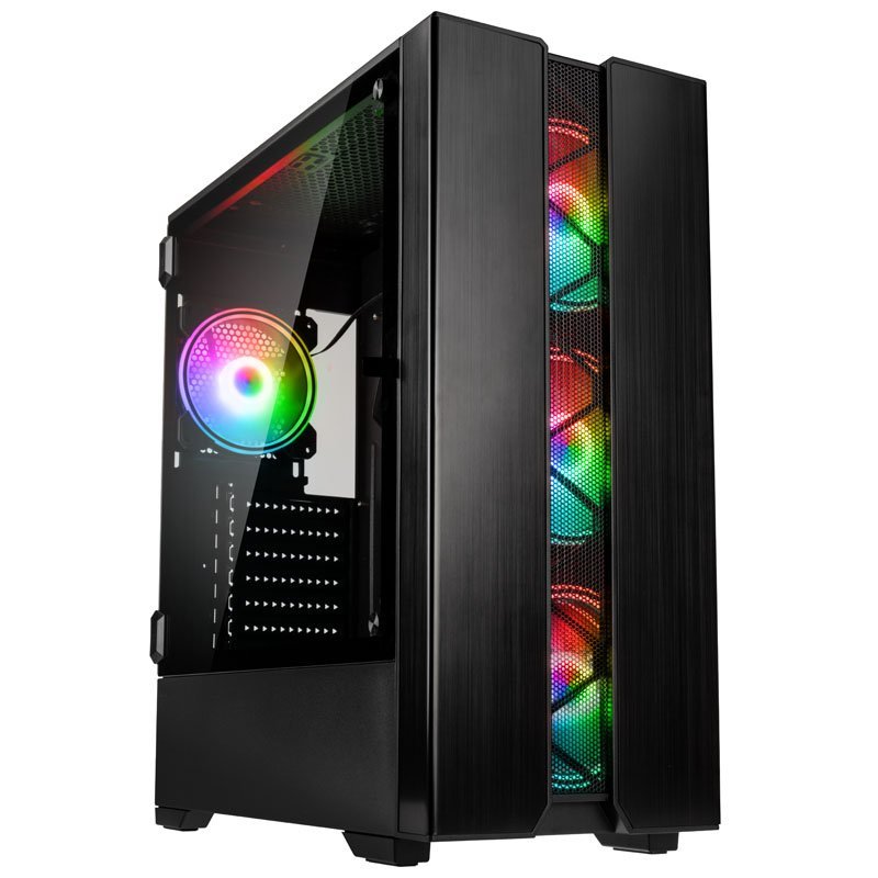 Kolink Phalanx V2 ARGB Middle Tower Vetro Temperato No-Power minITX/mATX/ATX/E-ATX