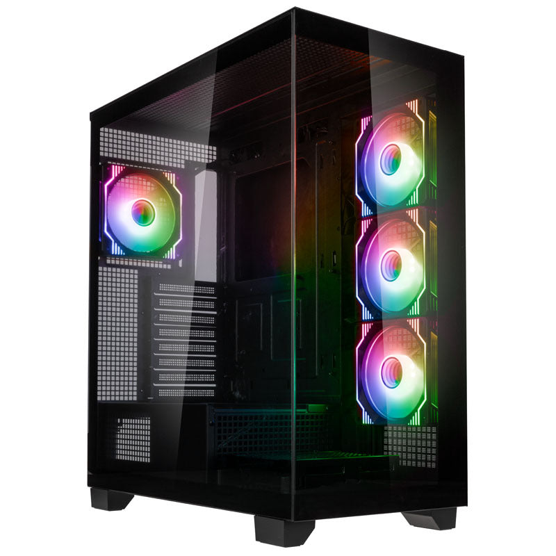 Kolink Unity Arena ARGB Case Mid-Tower Vetro Temperato No-Power minITX/mATX/E-ATX/ATX