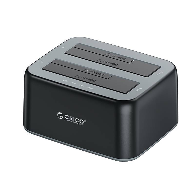 Orico 6829C3-V1 HDD Docking Station 2*Sata 2.5"/3.5" USB-C Nero