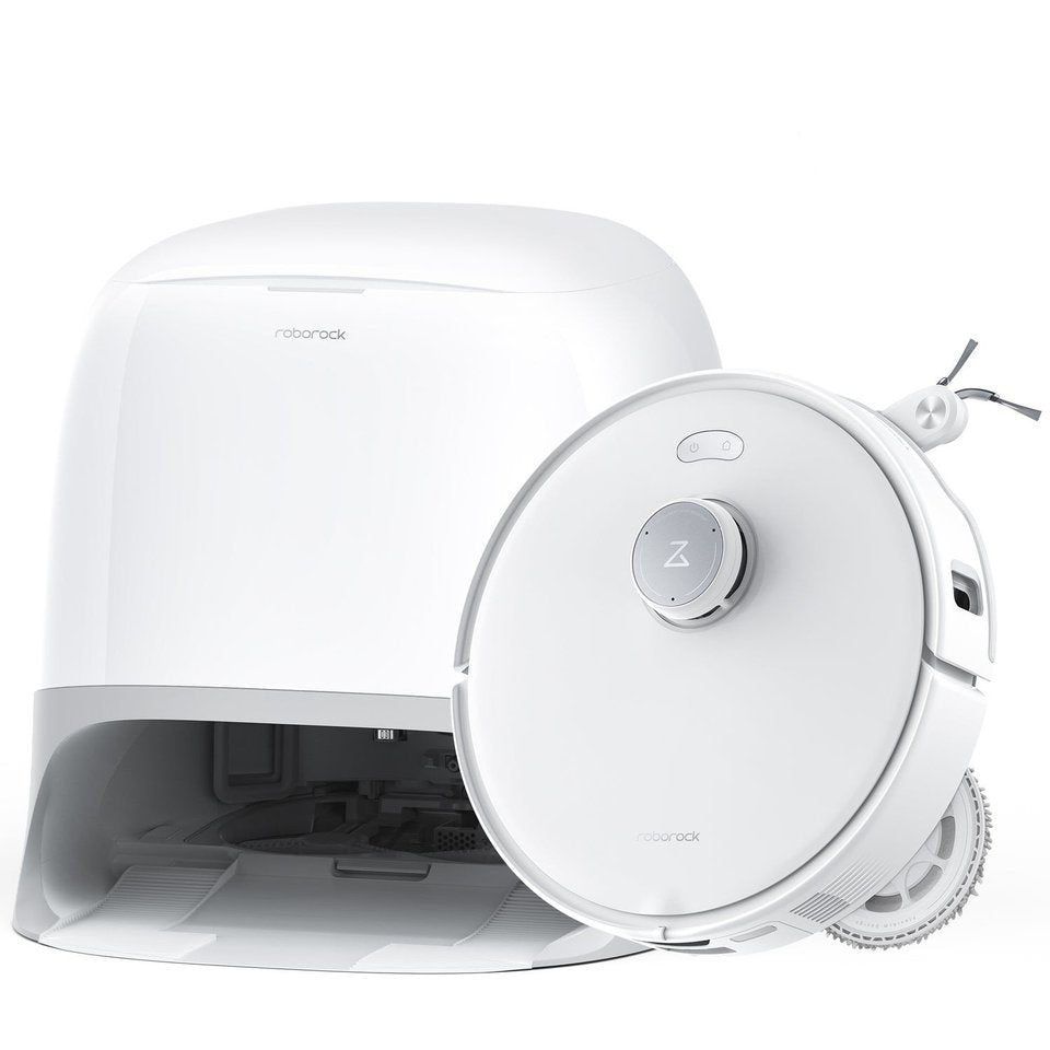 Roborock Qrevo Curv 5A1 Aspirapolvere Robot con Stazione di Pulizia