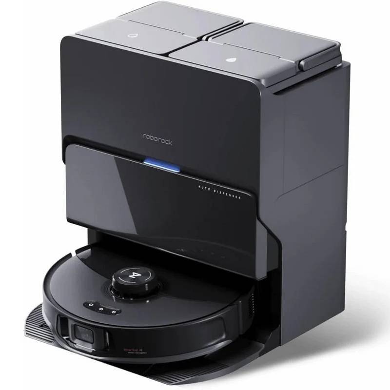 Roborock S8 MaxV Ultra Black Aspirapolvere Robot Wi-Fi con Stazione di Pulizia