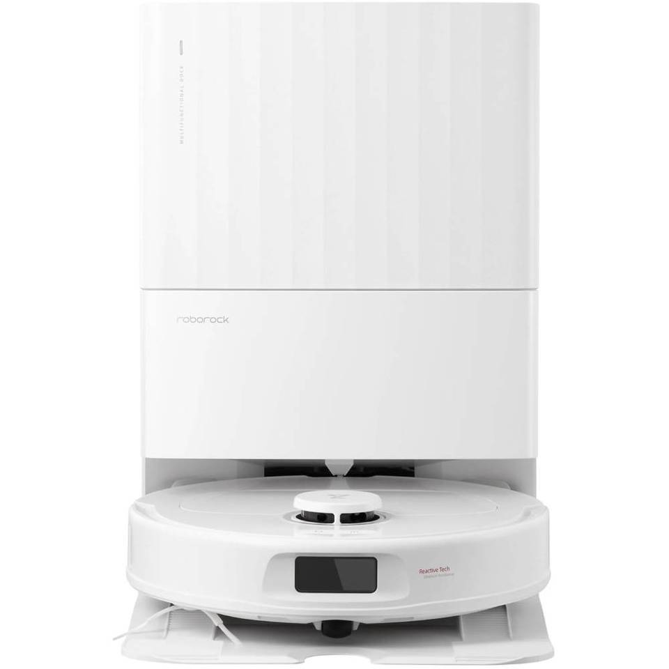 Roborock Qrevo Plus White Aspirapolvere Robot con Stazione di Pulizia