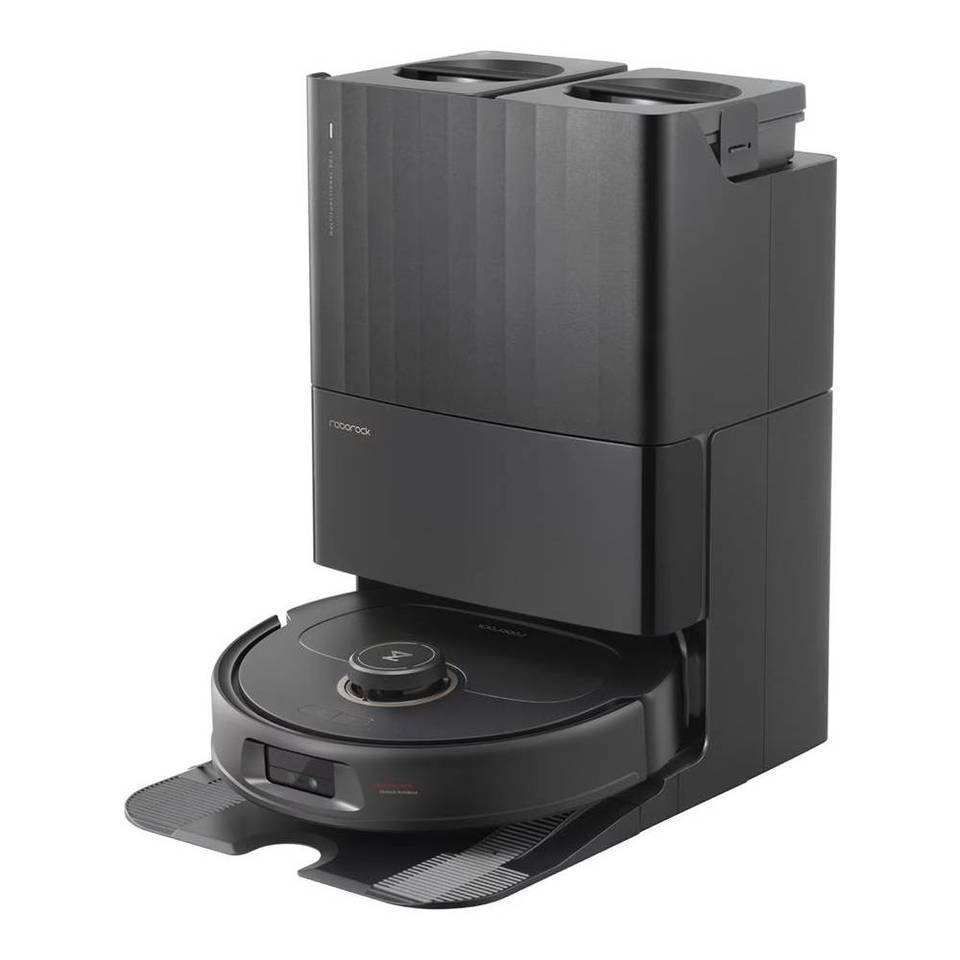 Roborock Qrevo MaxV Black Aspirapolvere Robot con Stazione di Pulizia