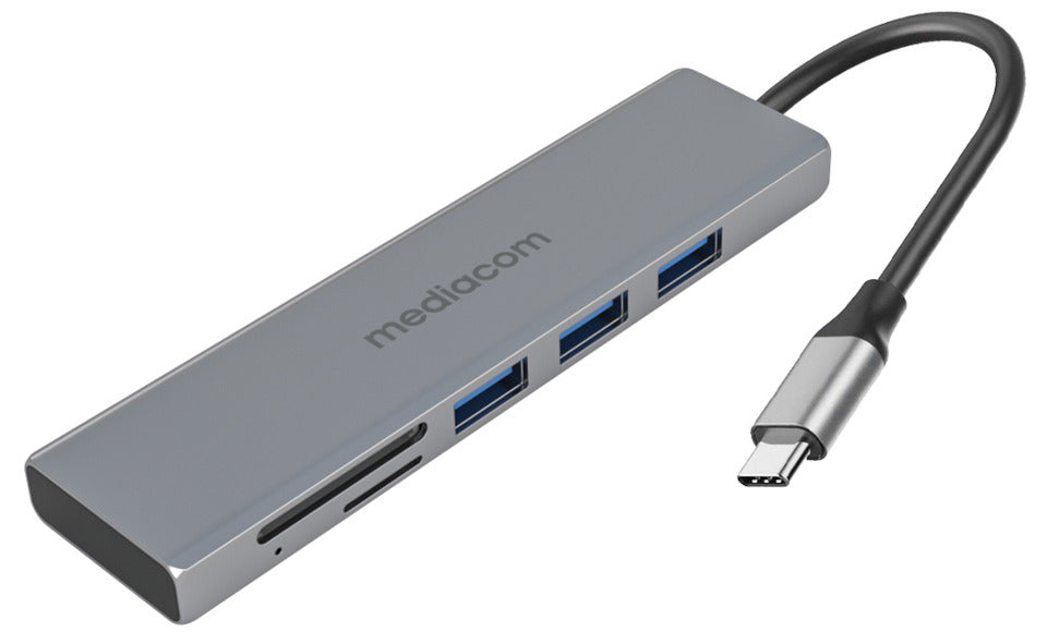 Mediacom MD-C302 Docking Station USB-C to 3*USB3.0/SD/microSD