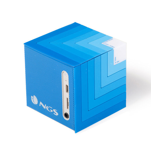 NGS Roller Cube Speaker 5W Bluetooth Blu