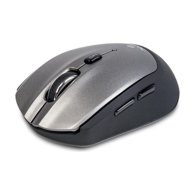 NGS Frizz Dual Mouse Ottico Ambidestro 1000DPI 5 Tasti Wireless/Bluetooth Grigio