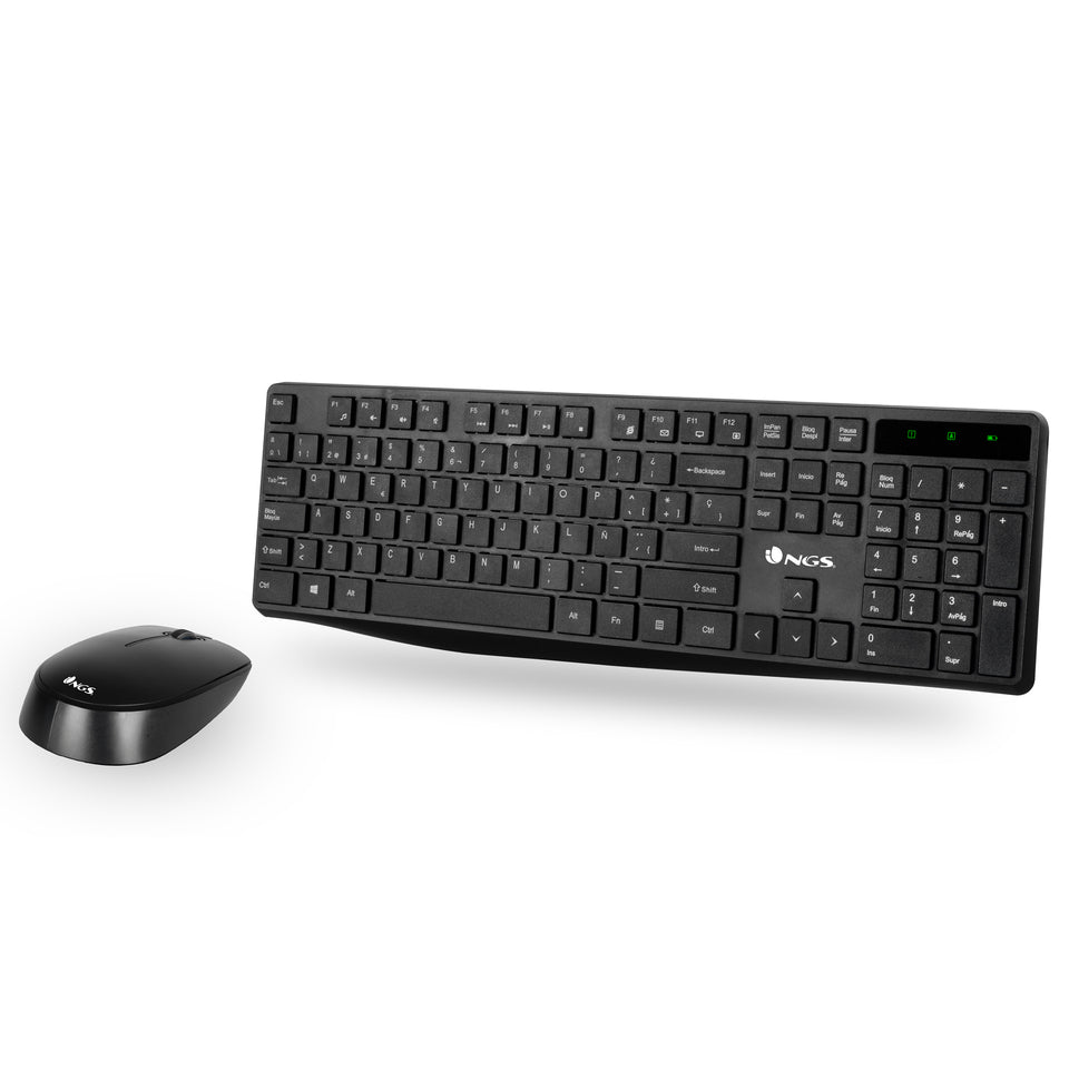 NGS Allure Kit Tastiera e Mouse Wireless Layout IT
