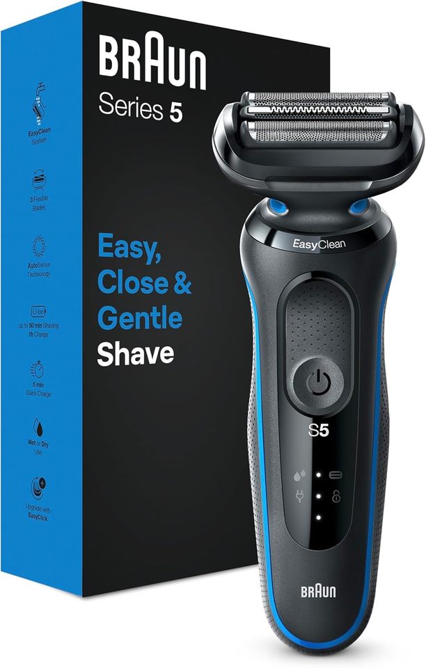 Braun Series 5 52-B1000s Rasoio Elettrico Wet&Dry