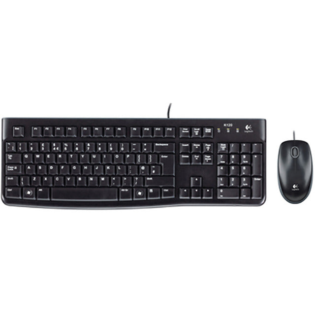 Logitech MK120 Kit Tastiera/Mouse USB Layout IT Nero