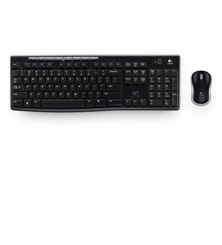 Logitech MK270 Kit Tastiera/mouse Comfort Wireless Nero