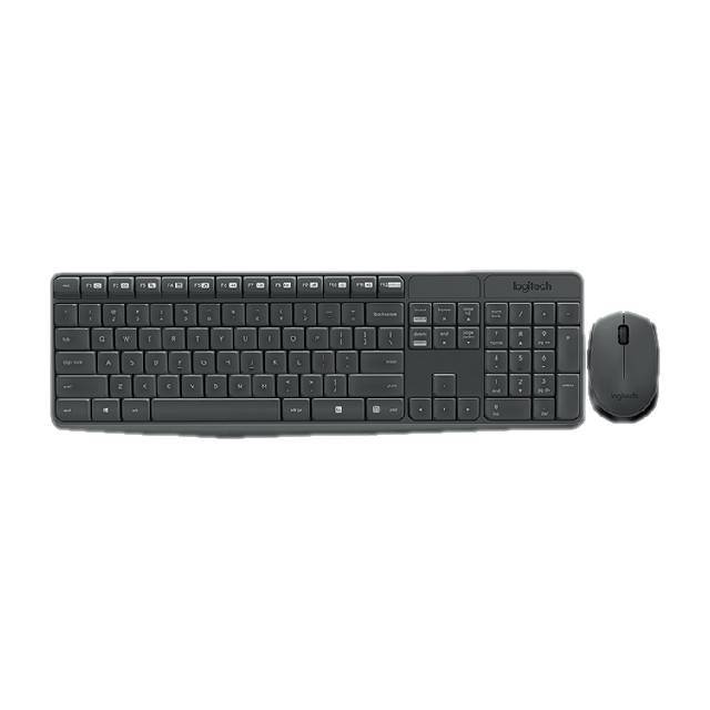 Logitech 920-007913 MK235 Kit Tastiera/Mouse Wireless layout IT Nero