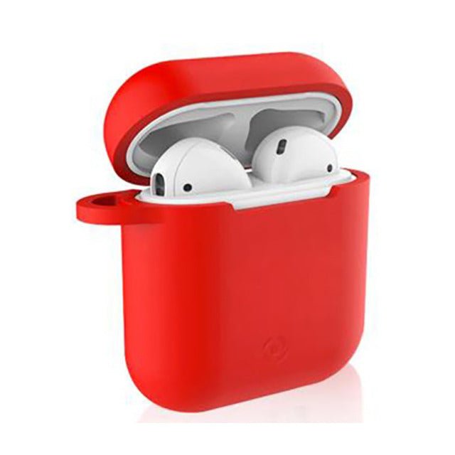 Celly Aircase Cover Custodia Apple Airpods Rosso