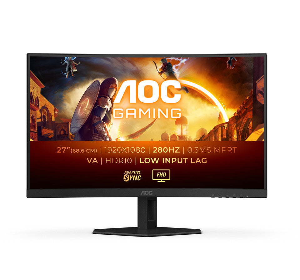 AOC C27G4ZXE Monitor Curvo 27" VA 280Hz Full HD 0,3ms Adaptive Sync 2*HDMI/DisplayPort