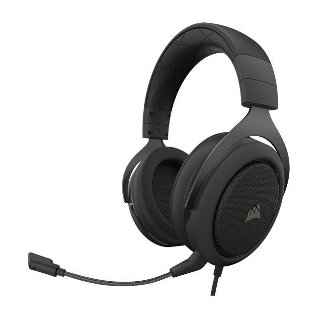 Corsair HS50 PRO Stereo Cuffie con Microfono PC/PS4/XboxOne/Mobile Carbon "Corsair Renewed"