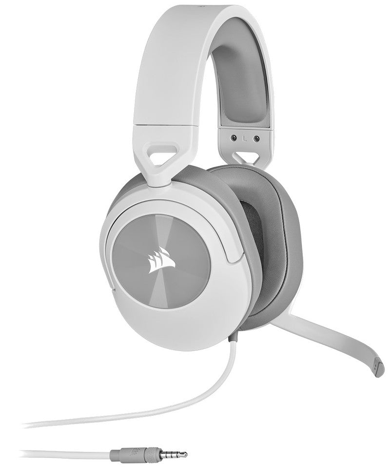 Corsair HS55 Surround White Cuffie con Microfono jack 3.5 PC/Xbox/PS4/Mobile