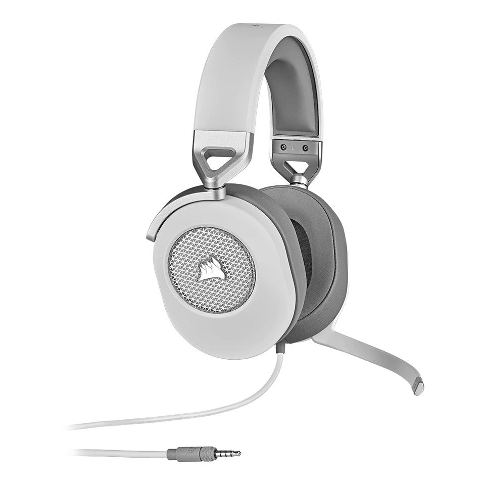 Corsair HS65 Surround White Cuffie con Microfono jack 3.5 PC/Xbox/PS4/Mobile
