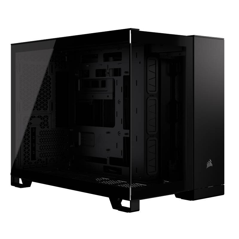 Corsair 2500X Black Micro-ATX Vetro Temperato No-Power minITX/mATX