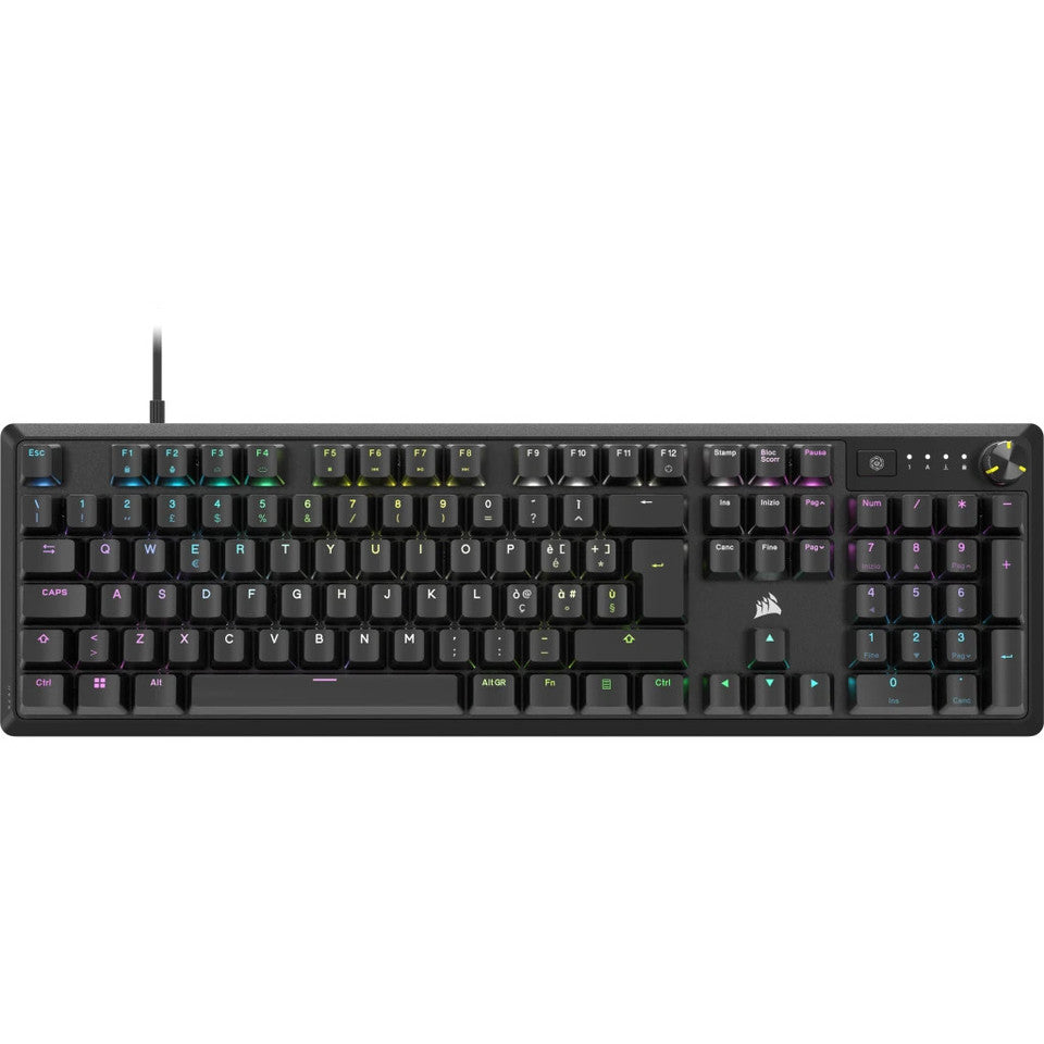 Corsair K70 Core RGB Tastiera Meccanica Switch  CORSAIR MLX Red USB Layout IT