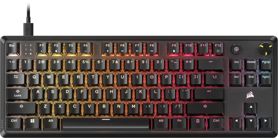 Corsair K70 Core TKL RGB Tastiera Meccanica Switch CORSAIR MLX Red USB Tenkeyless Layout IT