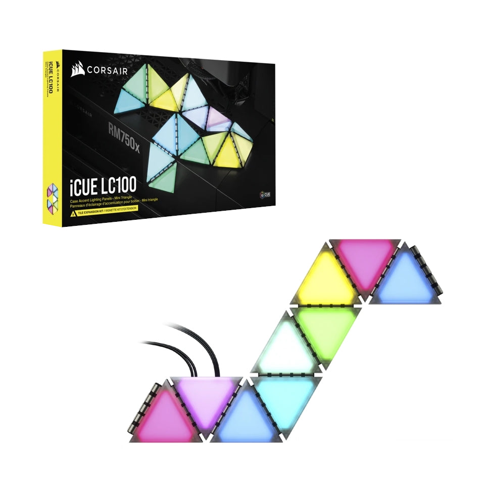 Corsair iCUE LC100 Luci Smart triangolari per Case - Expansion Pack