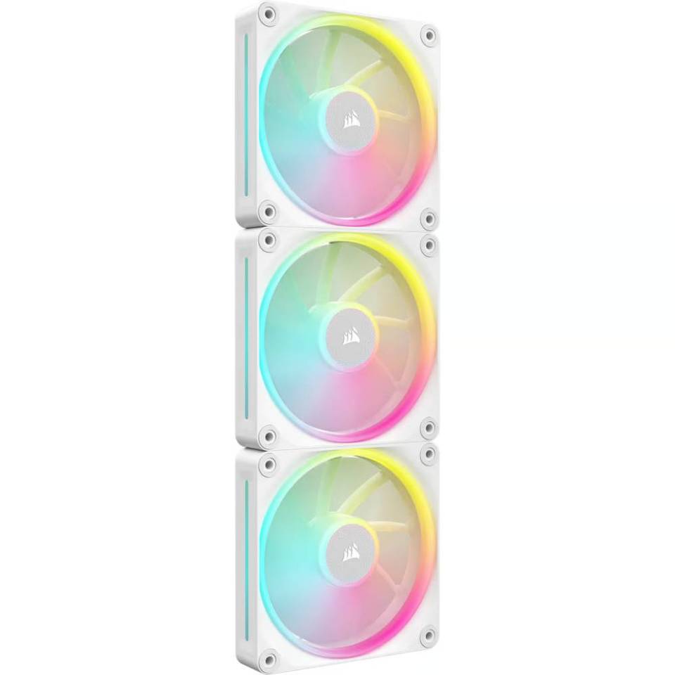 Corsair iCUE LINK LX120 White RGB Kit 3 Ventole 120mm PWM