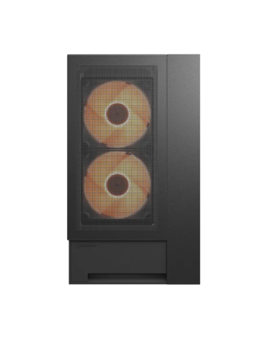COUGAR CASE MID TOWER OMNY X BLACK 2*TG 4*FAN ARGB + HUB (supp GPU VERTICAL - 4 ARGB FUN: 2*160mm ARGB PWM + 2*REVERSED 160mm ARGB PWM
